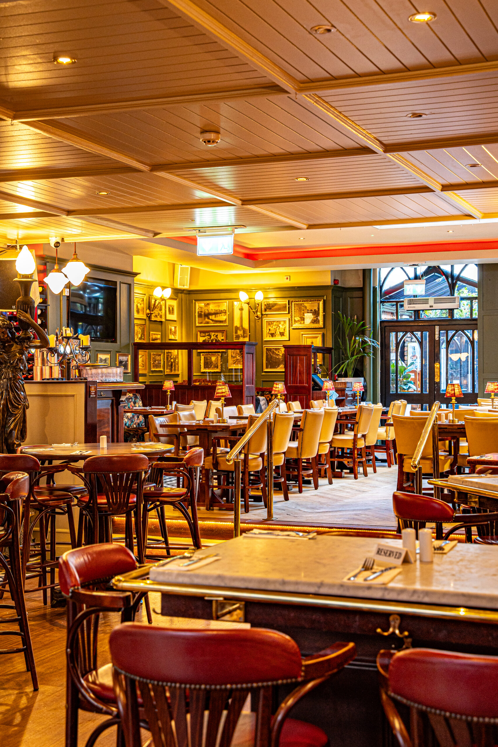 Premium whiskey collection display