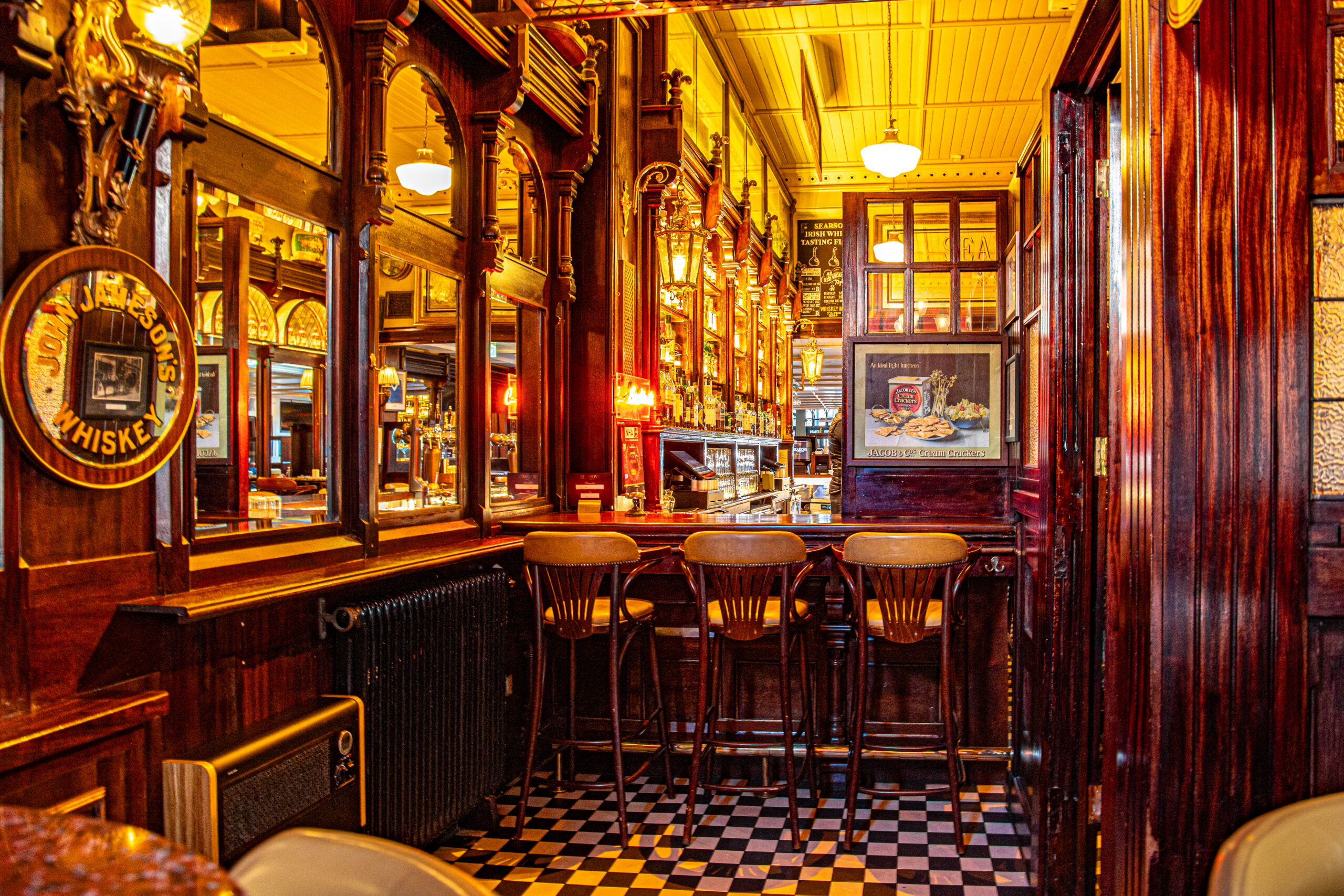 Traditional snug seating area